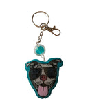 Pittie keychain