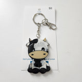 Cow keychain