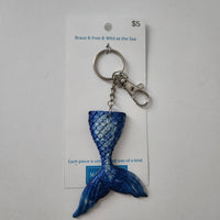 Mermaid tail keychain