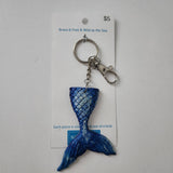 Mermaid tail keychain