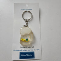 Beer shaker keychain