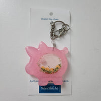 Piggybank shaker keychain