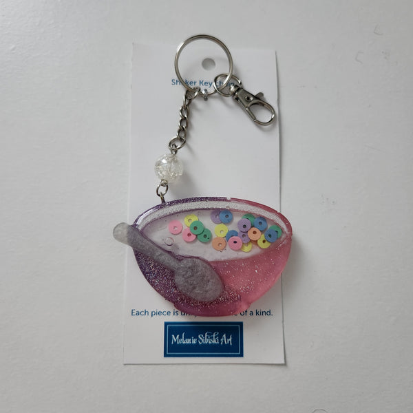 Cereal shaker keychain