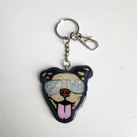 Pittie keychain