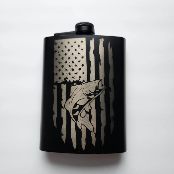 Bass flag flask