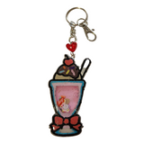 Icecream shake shaker keychain