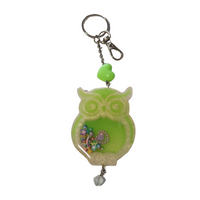 Owl shaker keychain