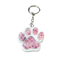 Pawprint keychain