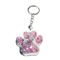 Pawprint keychain