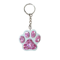 Pawprint keychain